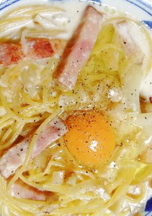 適当カルボナーラ-レシピのメイン写真