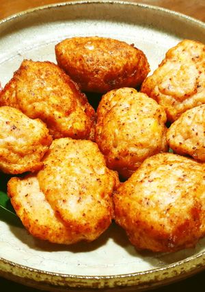 手作り 蛸ミンチの薩摩揚げ 発酵玉葱-レシピのメイン写真