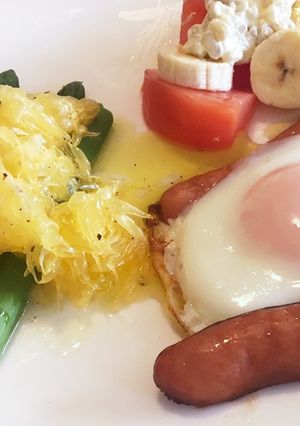 アスパラの夏蜜柑ドレッシング　朝ごはん-レシピのメイン写真