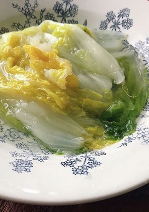 簡単！くたくた白菜のオリーブオイルがけ-レシピのメイン写真