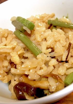 ほっこり美味しい。山菜ごはん-レシピのメイン写真