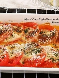 トマトのこんがりチーズ焼き-レシピのメイン写真