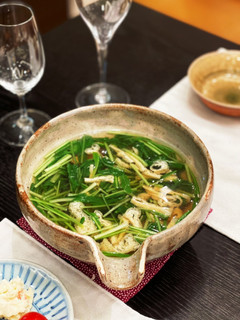 簡単*水菜と油揚げのはりはり鍋-レシピのメイン写真