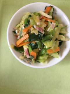 【保育園給食】ベーコンドレッシング和え-レシピのメイン写真