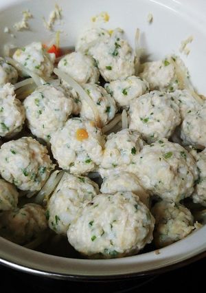 簡単！鶏むね肉の肉団子-レシピのメイン写真