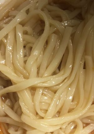 自分用乾麺うどん油そば風-レシピのメイン写真