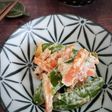 えんどうとにんじんのごまマヨサラダ