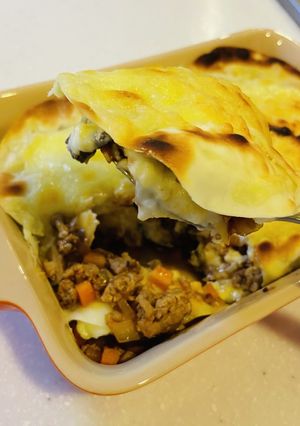 【なす入り】餃子の皮で作る簡単ラザニア-レシピのメイン写真