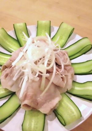 緑茶しゃぶしゃぶサラダ-レシピのメイン写真