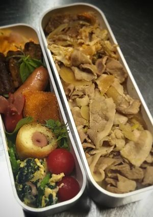 おじさんの豚丼、かつ丼弁当(*≧∀≦*)-レシピのメイン写真