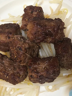 ひき肉で簡単柔らかサイコロステーキ-レシピのメイン写真