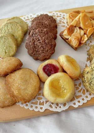 HMで簡単バターサブレ(プレーン＆抹茶)-レシピのメイン写真