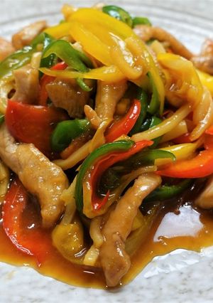 中華料理　青椒肉絲（チンジャオロース）-レシピのメイン写真