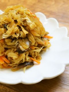 定番 切干大根と椎茸の煮物-レシピのメイン写真