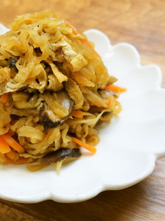 定番　切干大根と椎茸の煮物-レシピのメイン写真
