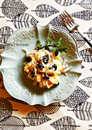 黒豆とチーズのさつま芋サラダ-レシピのメイン写真