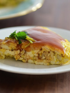 キノコと豆腐のカニ玉風-レシピのメイン写真