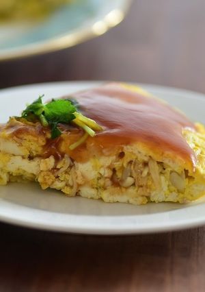 キノコと豆腐のカニ玉風-レシピのメイン写真
