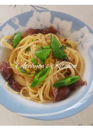 簡単！蛍烏賊とスナップエンドウのパスタ-レシピのメイン写真