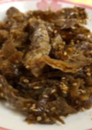 簡単給食 油揚げのふりかけ-レシピのメイン写真