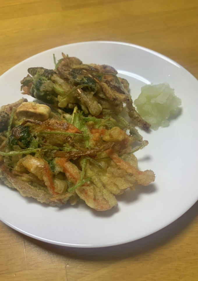 つくしとみつばのかき揚げ-レシピのメイン写真