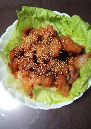 豚こまのコチュケチャ炒め-レシピのメイン写真