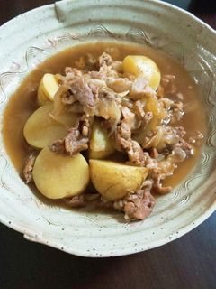 市販のすき焼きのタレ◇新じゃがの肉じゃか-レシピのメイン写真