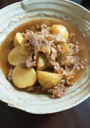 市販のすき焼きのタレ◇新じゃがの肉じゃか-レシピのメイン写真