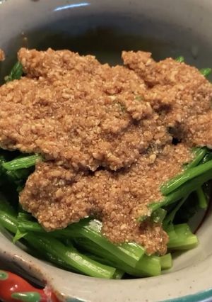 おばあちゃんのほうれん草のごま和え-レシピのメイン写真