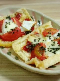 油揚げピザ-レシピのメイン写真