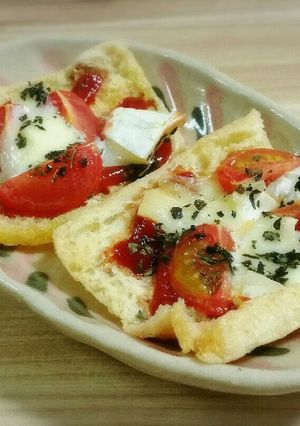 油揚げピザ-レシピのメイン写真