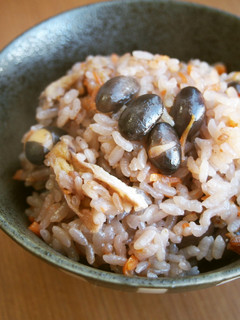 黒豆入り!炊き込みご飯♪-レシピのメイン写真
