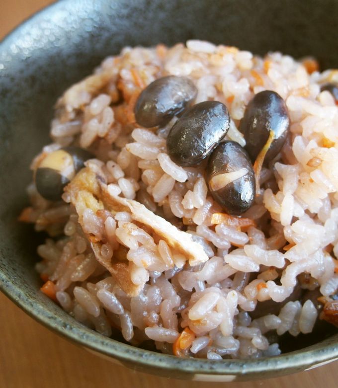 黒豆入り！炊き込みご飯♪-レシピのメイン写真