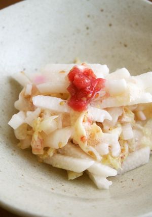 長芋・白菜・梅の酢の物♪簡単さっぱり-レシピのメイン写真