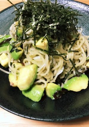 アボカドとシラスの和えパスタ-レシピのメイン写真