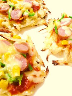 簡単☆パリパリポテトピザ-レシピのメイン写真