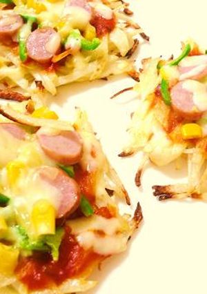 簡単☆パリパリポテトピザ-レシピのメイン写真