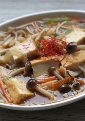 ご飯のお供に最適厚揚げとキノコの中華炒め-レシピのメイン写真