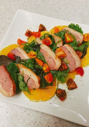 前菜に♪鴨ロースのオレンジサラダ-レシピのメイン写真