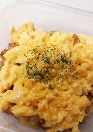 残ったカレーでお弁当☆ミ-レシピのメイン写真