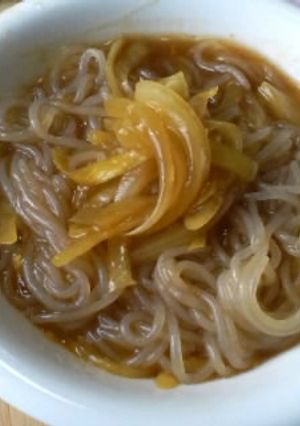 白滝DEカレーうどん風♪-レシピのメイン写真