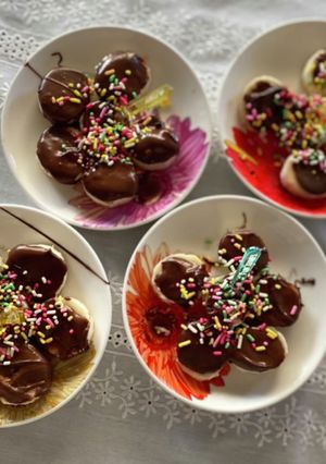 簡単おやつ♡ひとくちチョコがけバナナ-レシピのメイン写真