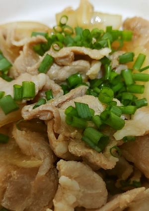 レンチン『豚肉のしょうが焼き風』-レシピのメイン写真