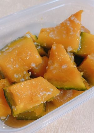 レンジで!かぼちゃの塩麹煮-レシピのメイン写真