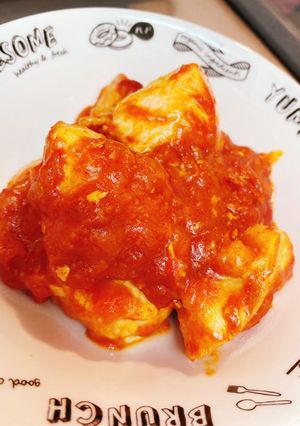 柔らか胸肉のコチュジャン焼き-レシピのメイン写真
