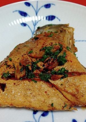 ブリカマのガリバタ焼き-レシピのメイン写真