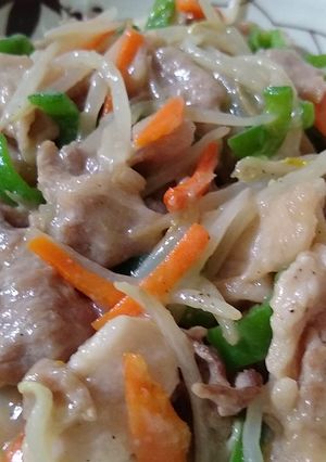 優しい味でしっかり食べる！豚こま野菜炒め-レシピのメイン写真