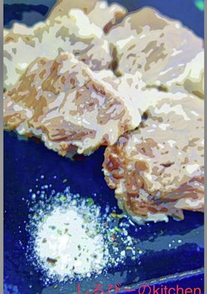 ステーキ職人の茹で牛肉のムゲンソルト添え-レシピのメイン写真