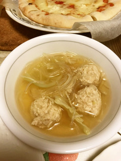 鶏団子入り春雨スープ-レシピのメイン写真