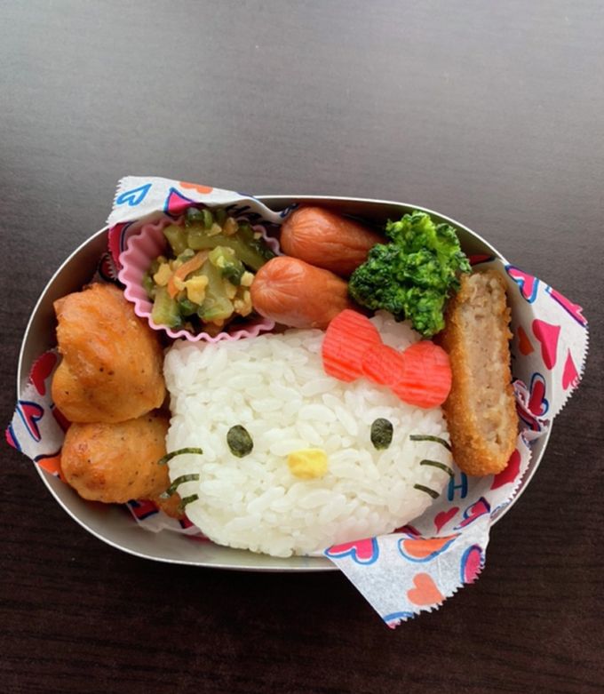 キャラ弁 キティちゃん サンリオ-レシピのメイン写真